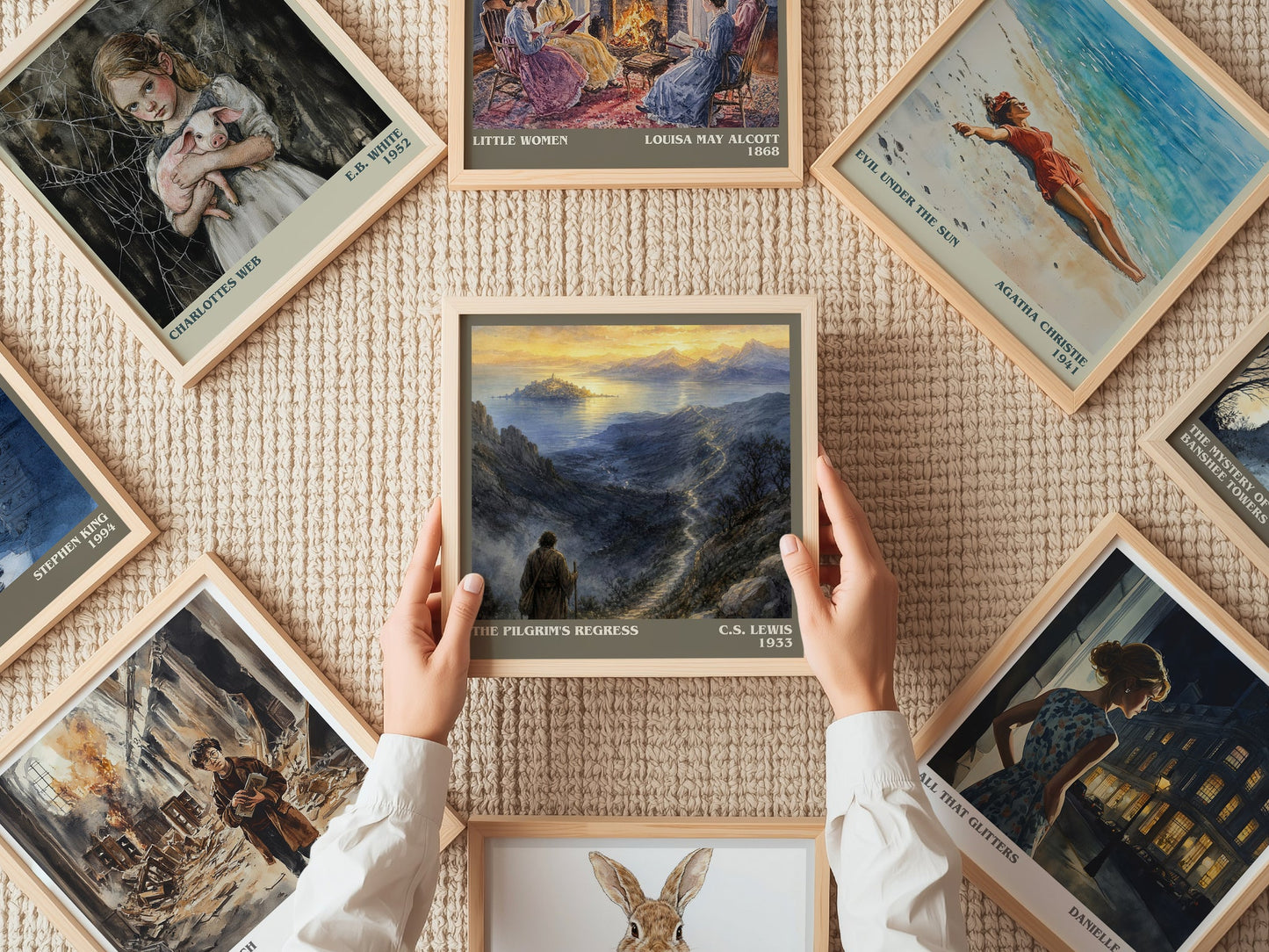 The Pilgrim'S Regress literary book poster framed on wall – philosophy wall art