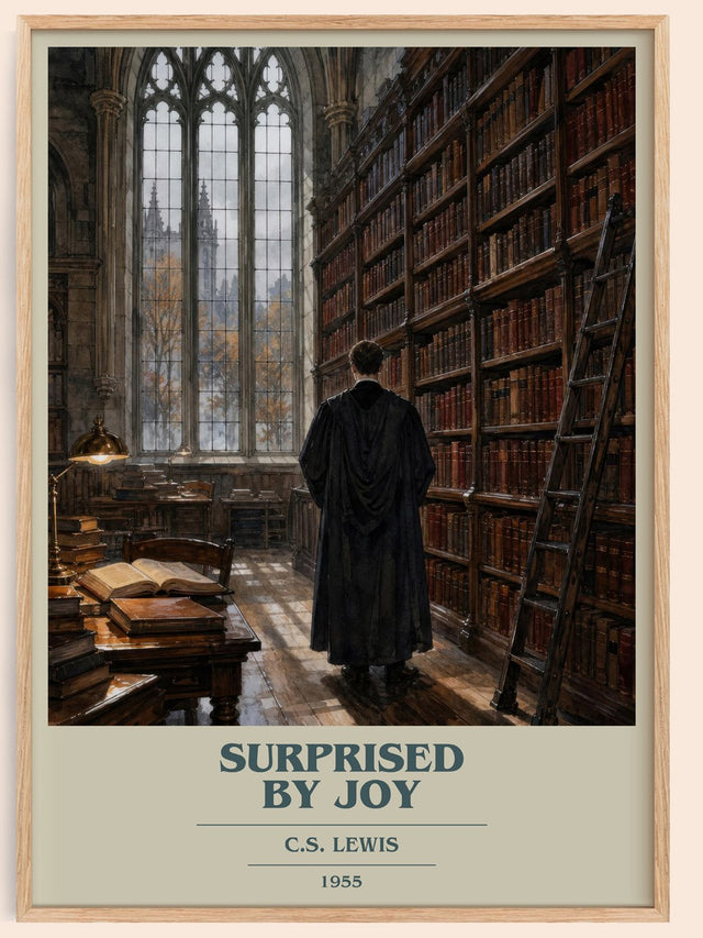 Surprised By Joy Book Cover Poster by C.S. Lewis