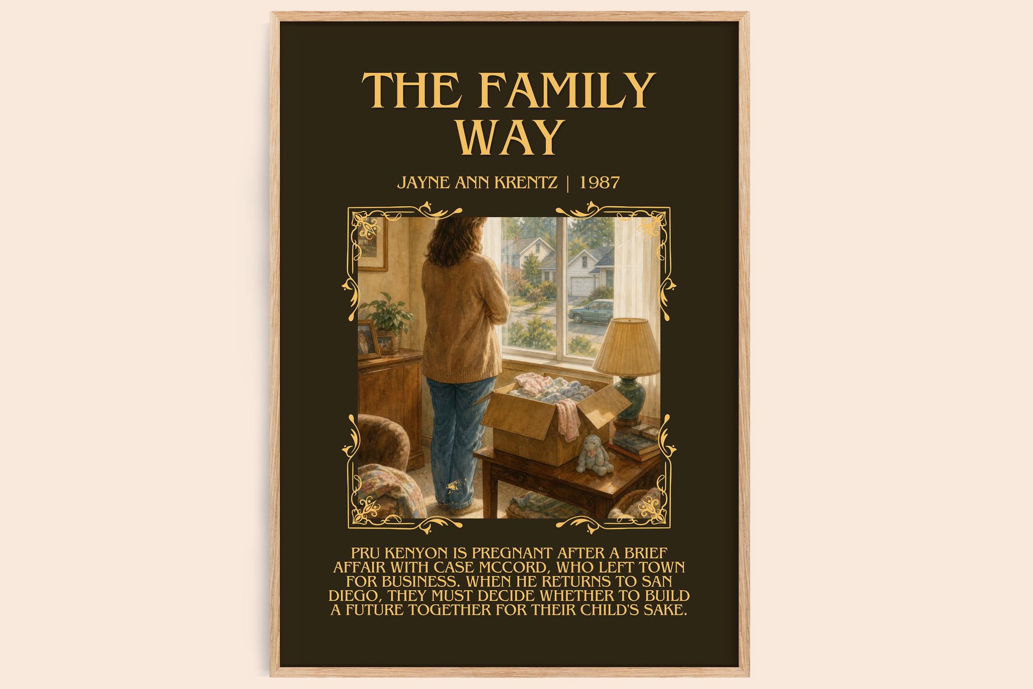 The Family Way Minimalist Book Poster by Jayne Ann Krentz