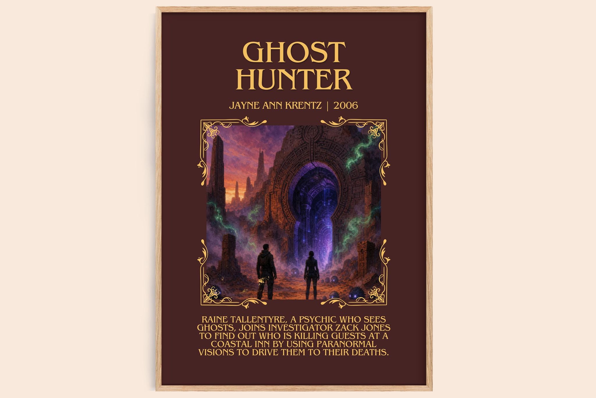 Ghost Hunter Minimalist Book Poster by Jayne Ann Krentz