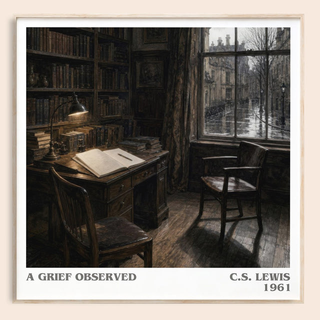 A Grief Observed Literary Art Print by C.S. Lewis