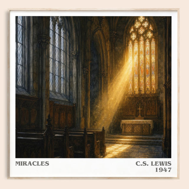 Miracles Literary Art Print by C.S. Lewis