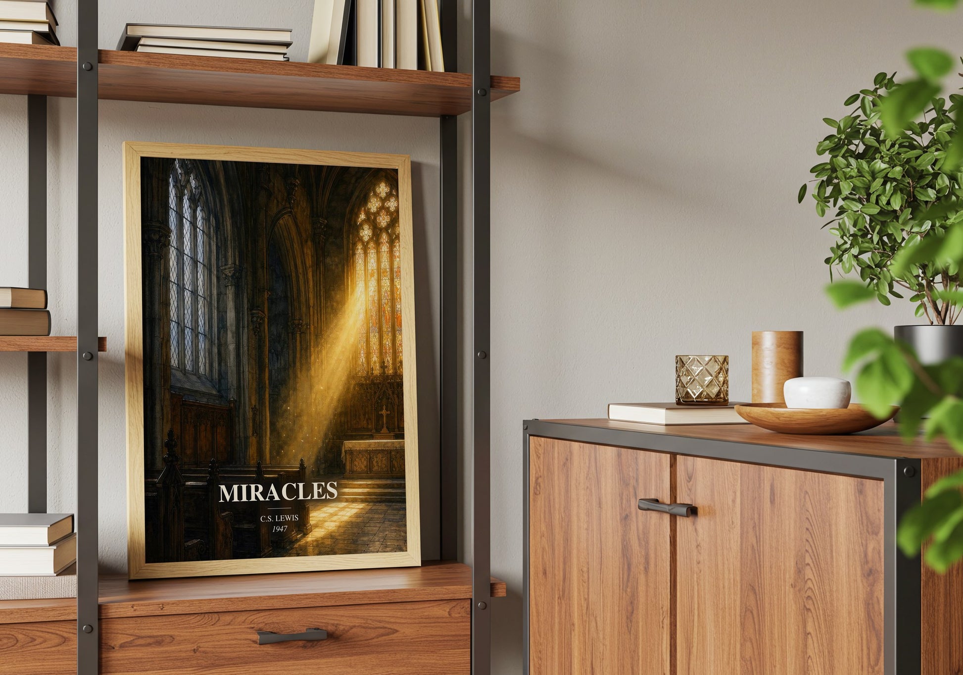 Miracles book watercolour illustration paper finish options – matte satin gloss