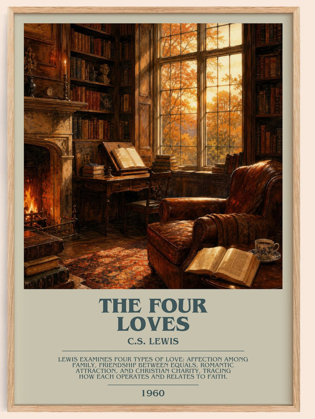 The Four Loves Bookish Wall Art by C.S. Lewis