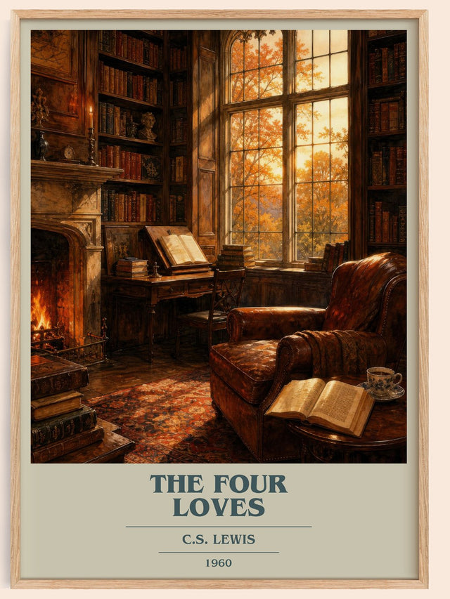 The Four Loves Book Cover Poster by C.S. Lewis