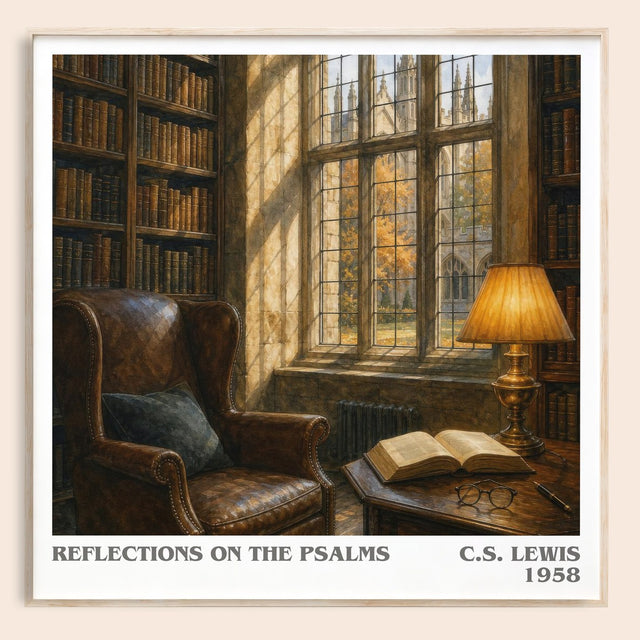 Reflections On The Psalms Literary Art Print by C.S. Lewis