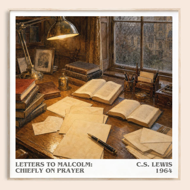 Letters To Malcolm: Chiefly On Prayer Literary Art Print by C.S. Lewis