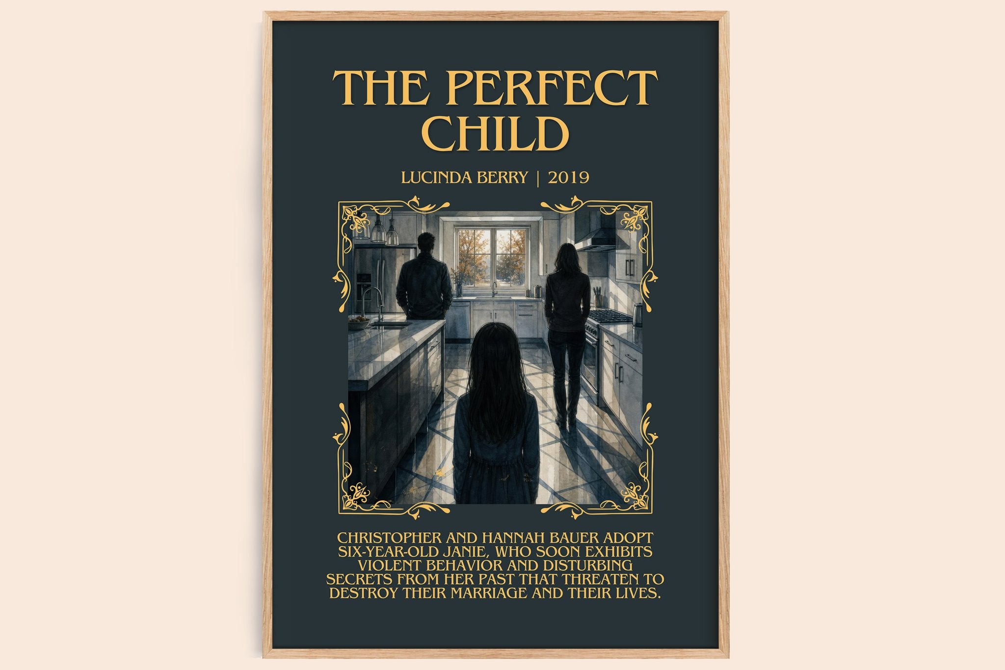 The Perfect Child Minimalist Book Poster by Lucinda Berry