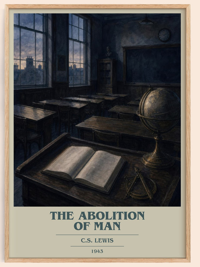 The Abolition Of Man Book Cover Poster by C.S. Lewis