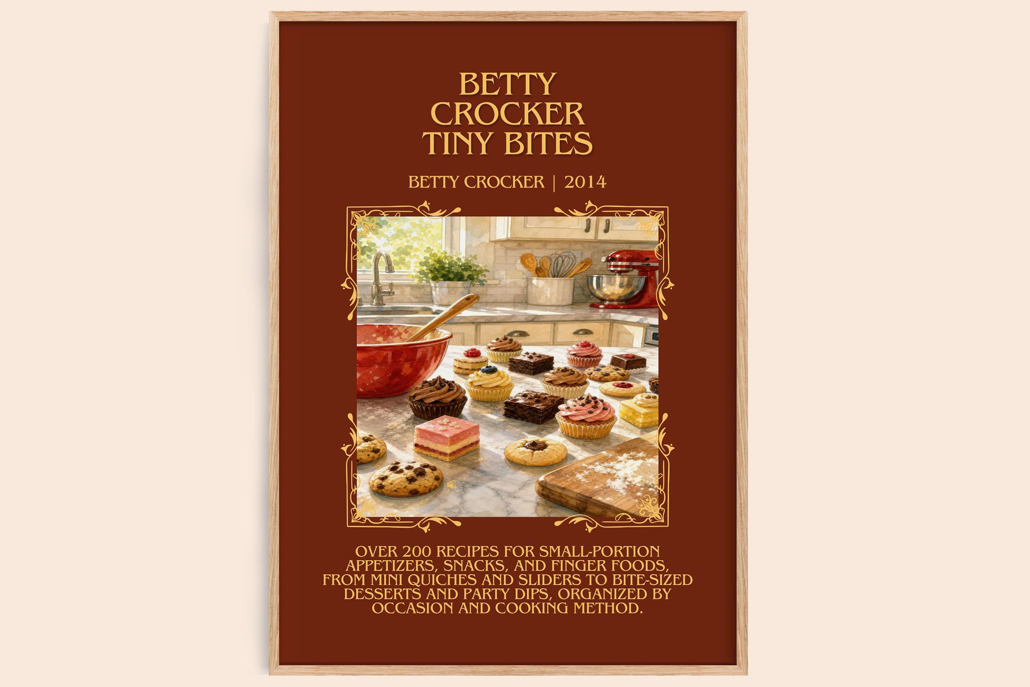 Betty Crocker tiny bites Minimalist Book Poster by Betty Crocker