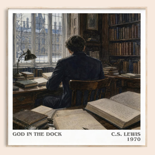God In The Dock Literary Art Print by C.S. Lewis