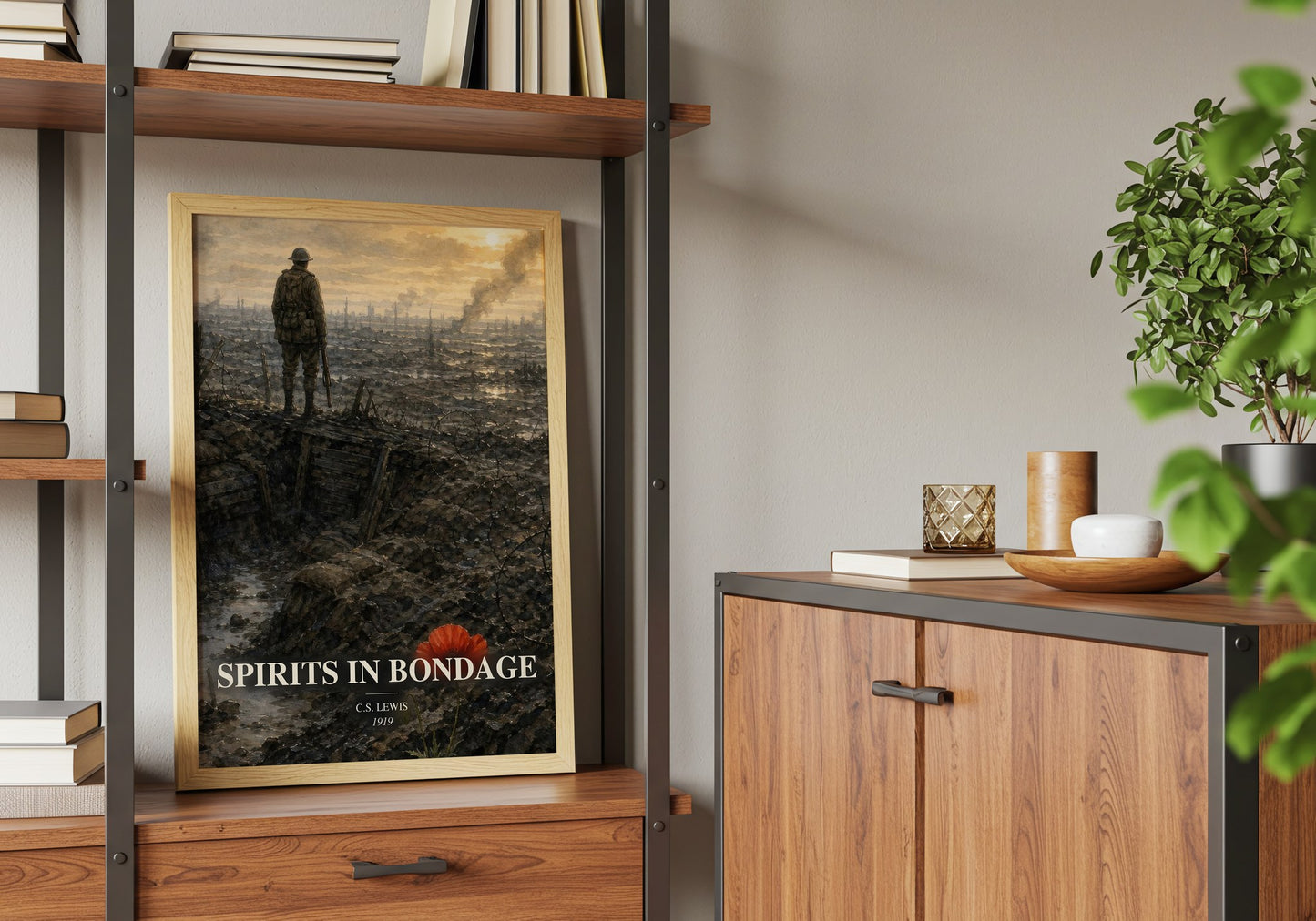 Spirits In Bondage book watercolour illustration paper finish options – matte satin gloss