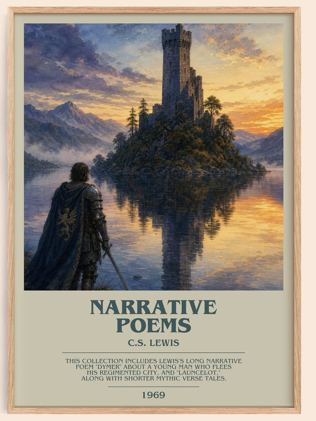 Narrative Poems Bookish Wall Art by C.S. Lewis
