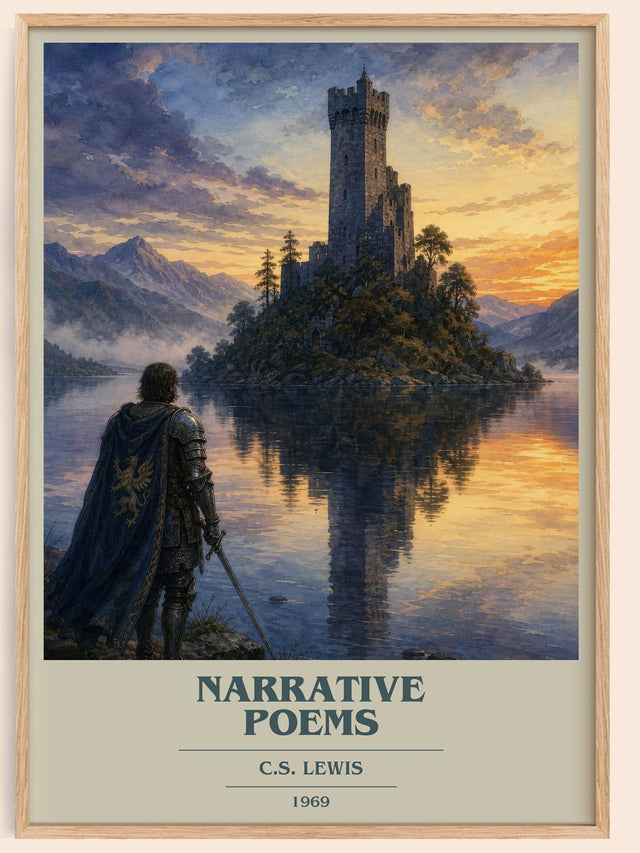 Narrative Poems Book Cover Poster by C.S. Lewis