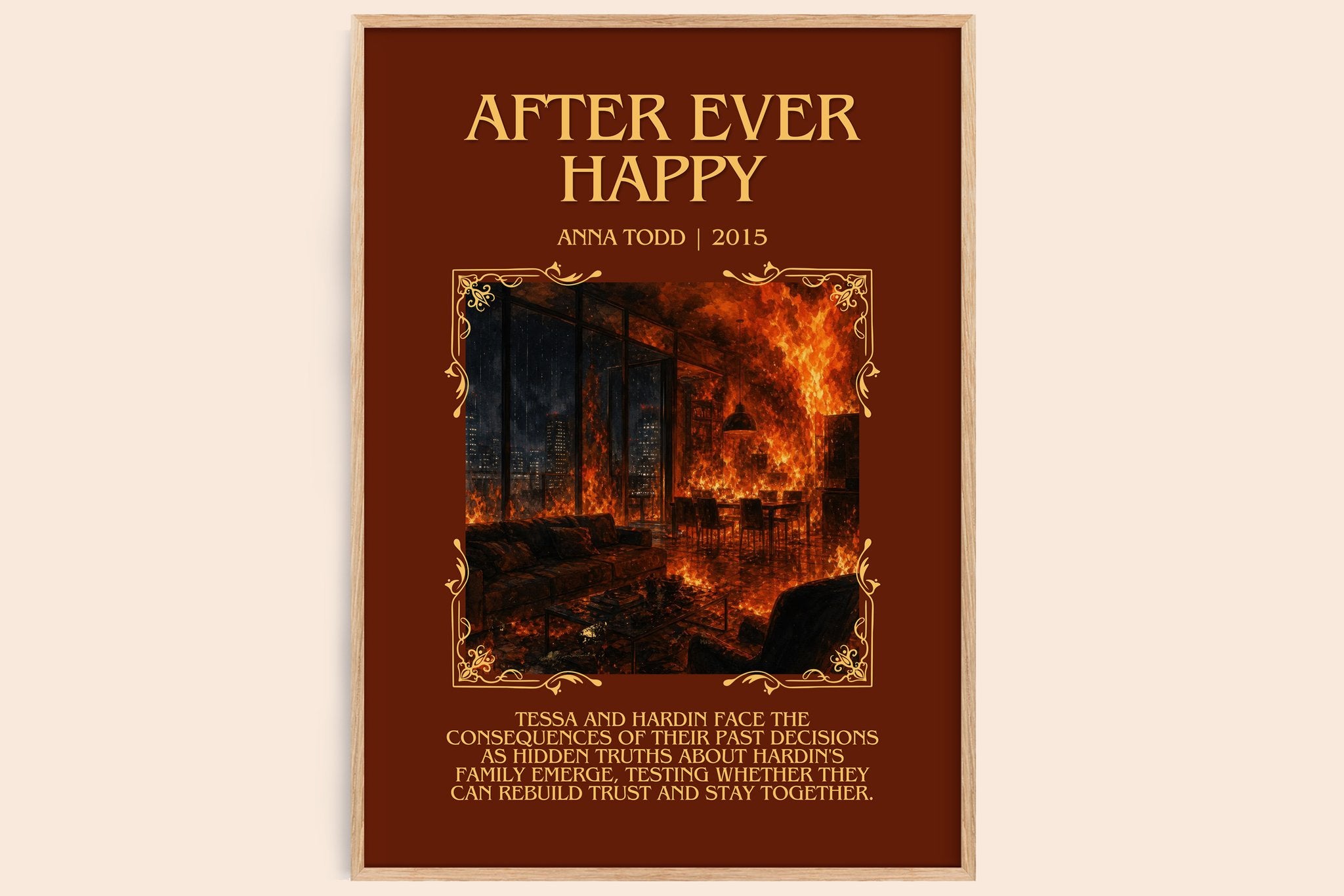 After Ever Happy Minimalist Book Poster by Anna Todd