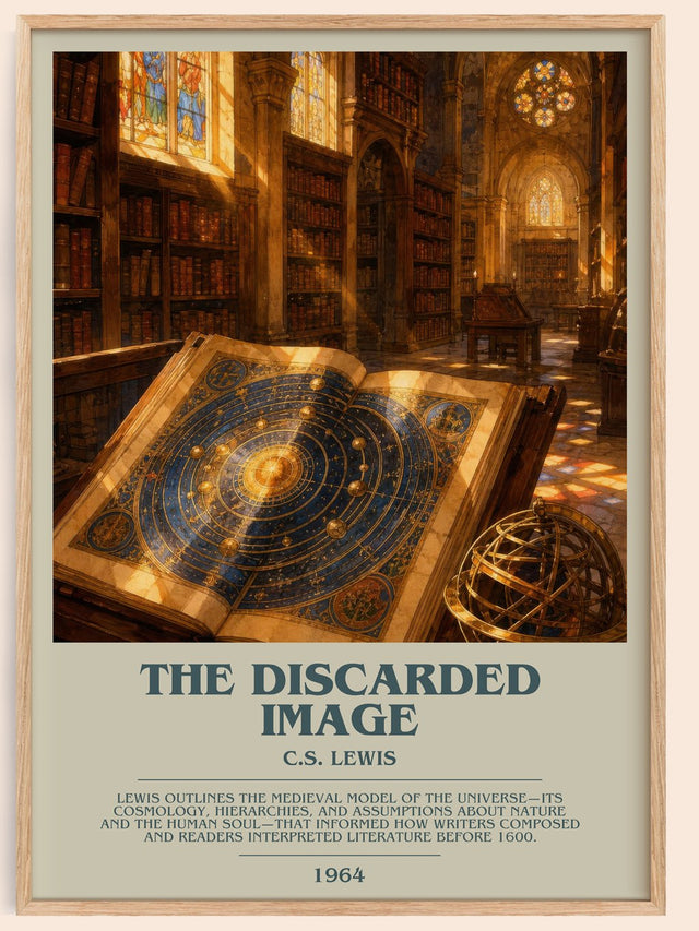 The Discarded Image Bookish Wall Art by C.S. Lewis