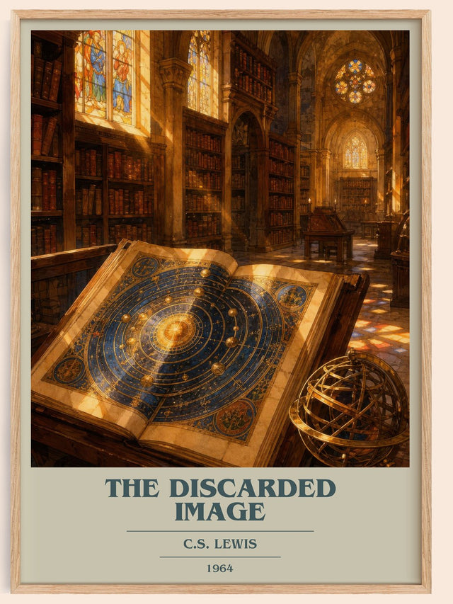 The Discarded Image Book Cover Poster by C.S. Lewis
