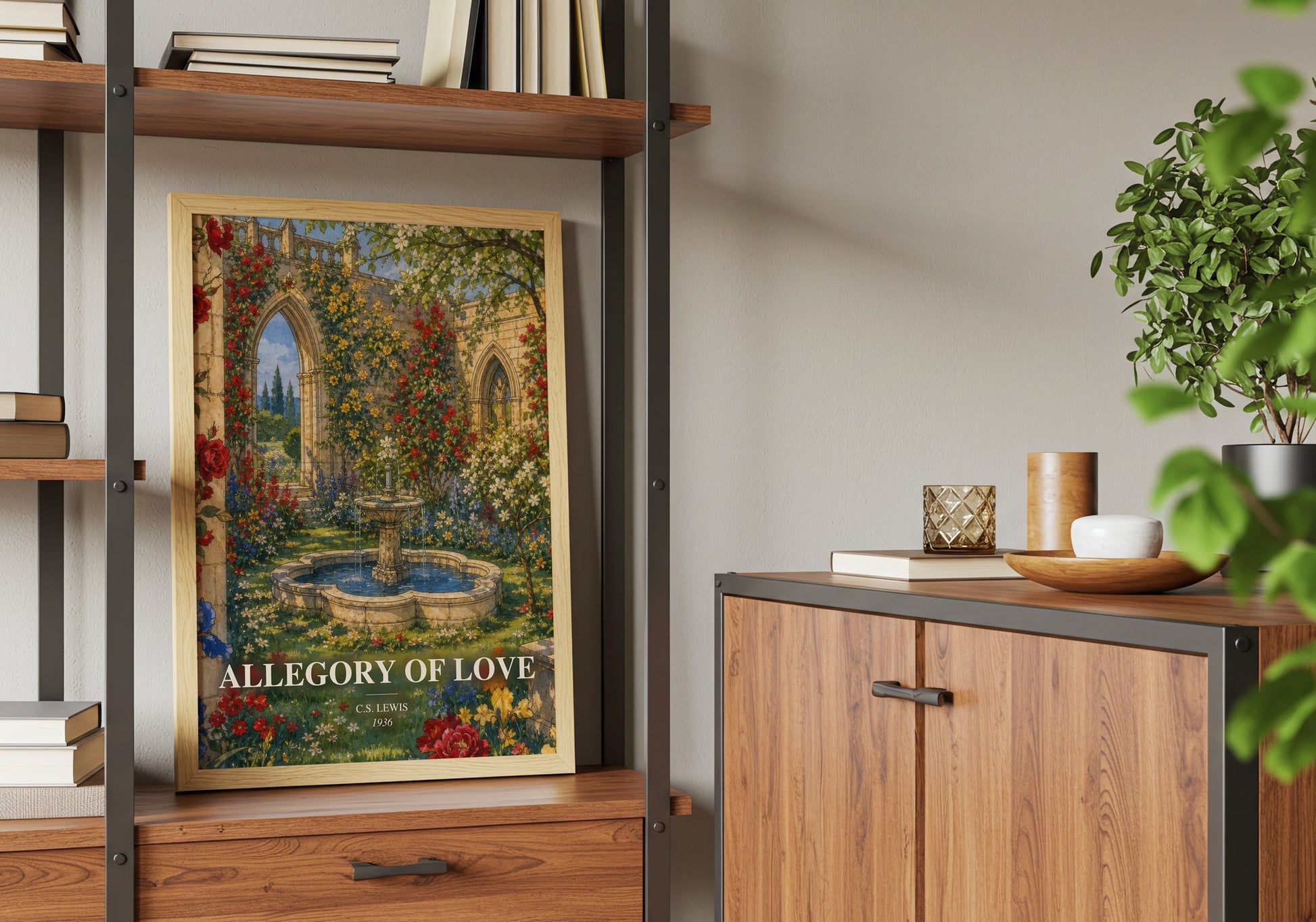 Allegory Of Love book watercolour illustration paper finish options – matte satin gloss