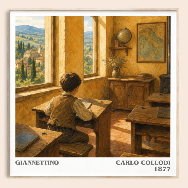 Giannettino Literary Art Print by Carlo Collodi
