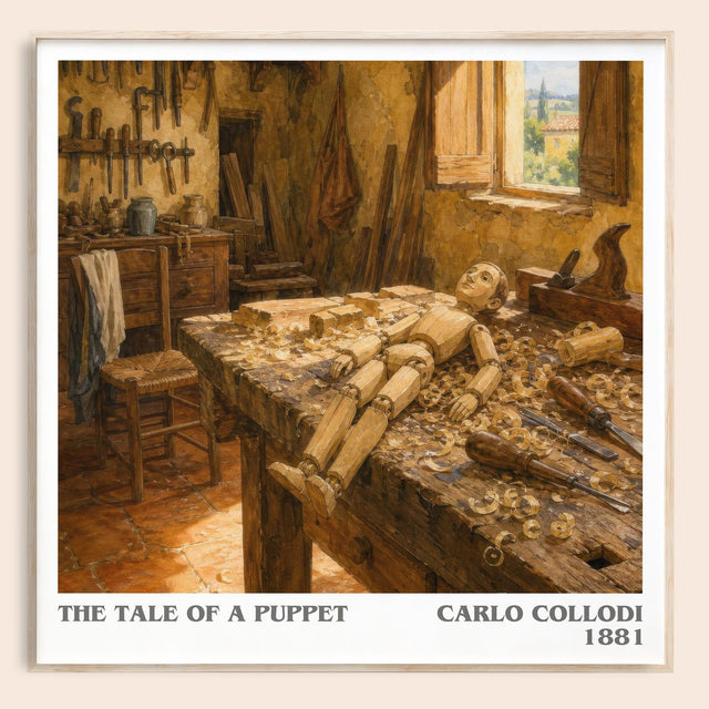 The Tale Of A Puppet Literary Art Print by Carlo Collodi