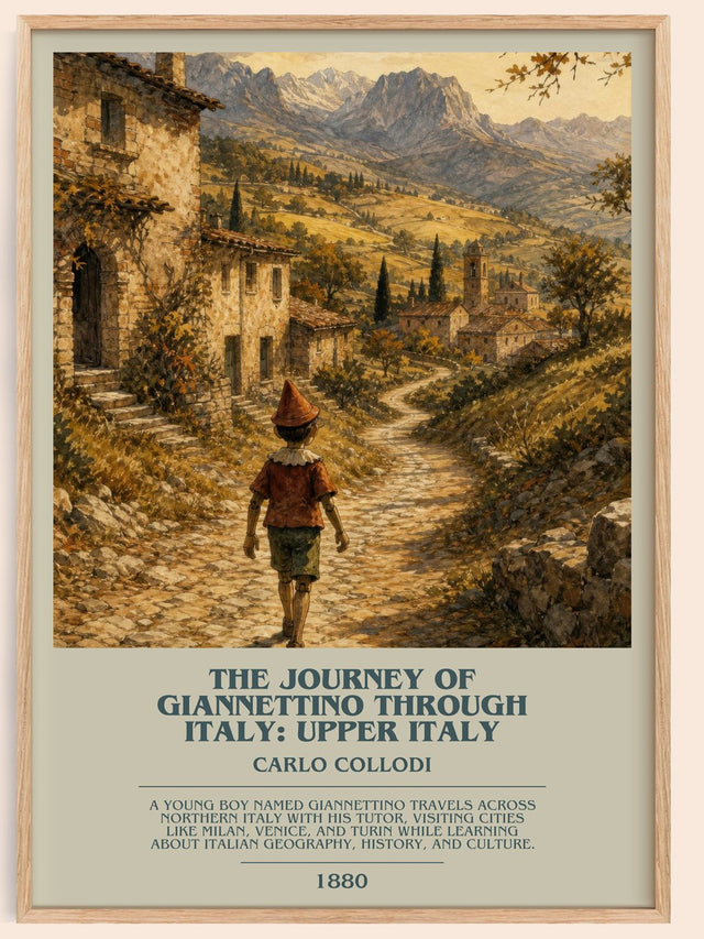Journey Of Giannettino Through Italy: Upper Italy Bookish Wall Art –