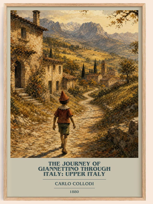Journey Of Giannettino Through Italy: Upper Italy Book Cover Poster –