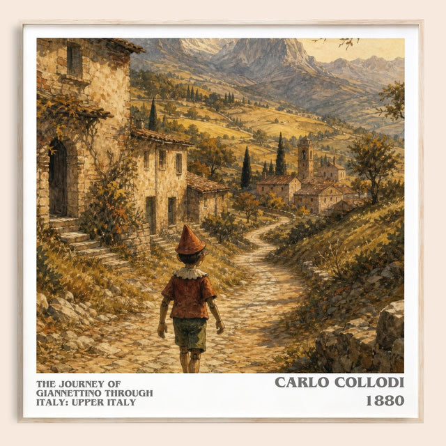 Journey Of Giannettino Through Italy: Upper Italy Literary Art Print