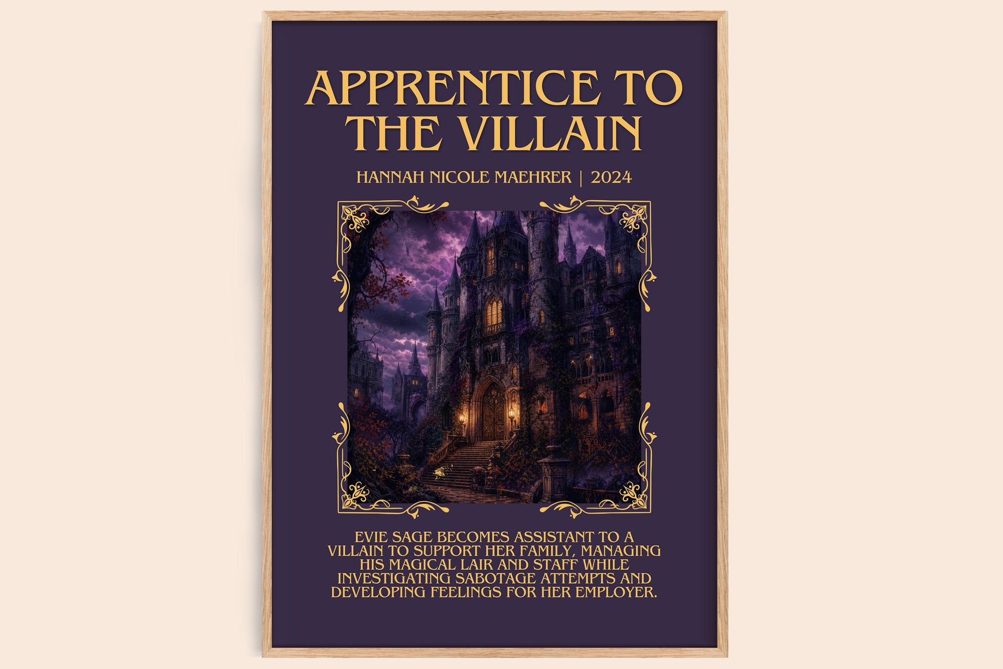 Apprentice to the Villain Minimalist Book Poster by H. Maehrer