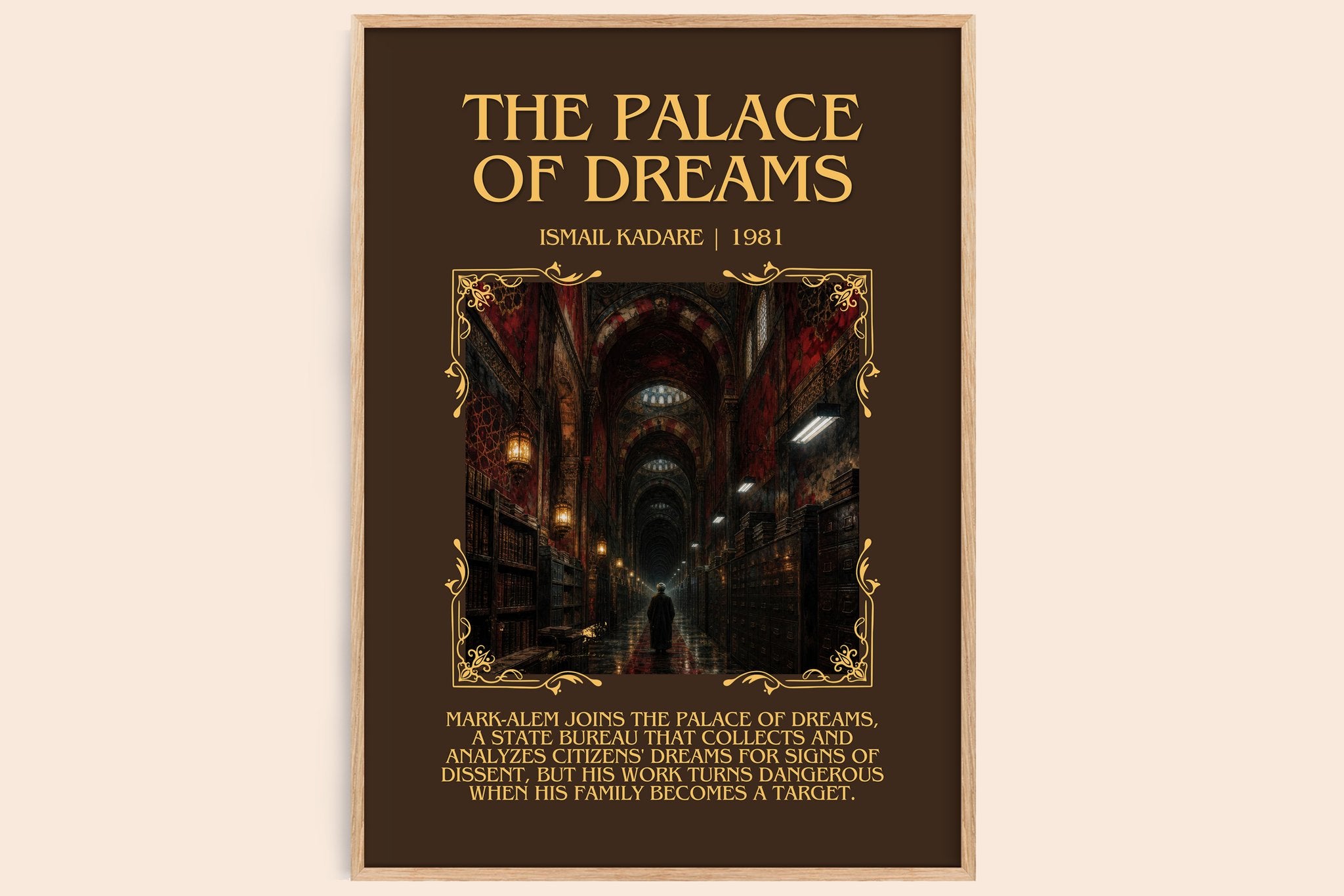 The Palace of Dreams Minimalist Book Poster by Ismail Kadare