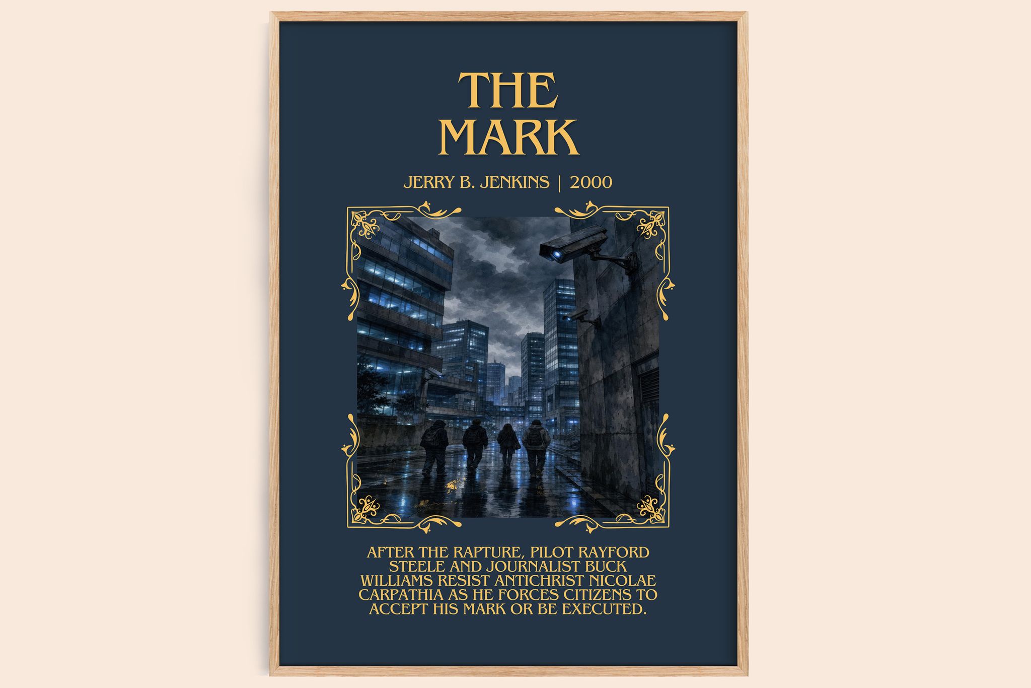 The Mark Minimalist Book Poster by Jerry B. Jenkins