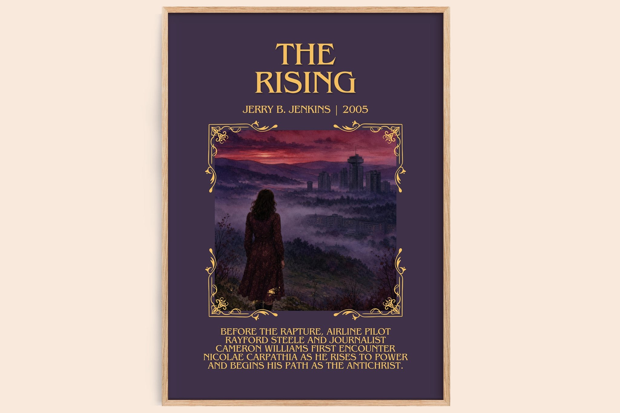 The Rising Minimalist Book Poster by Jerry B. Jenkins