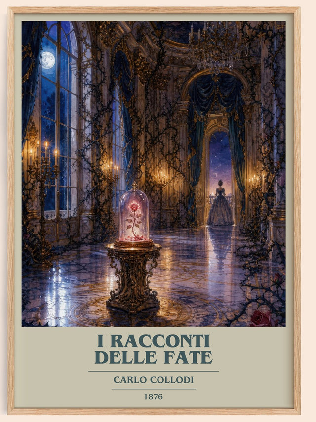 I Racconti Delle Fate Book Cover Poster by Carlo Collodi