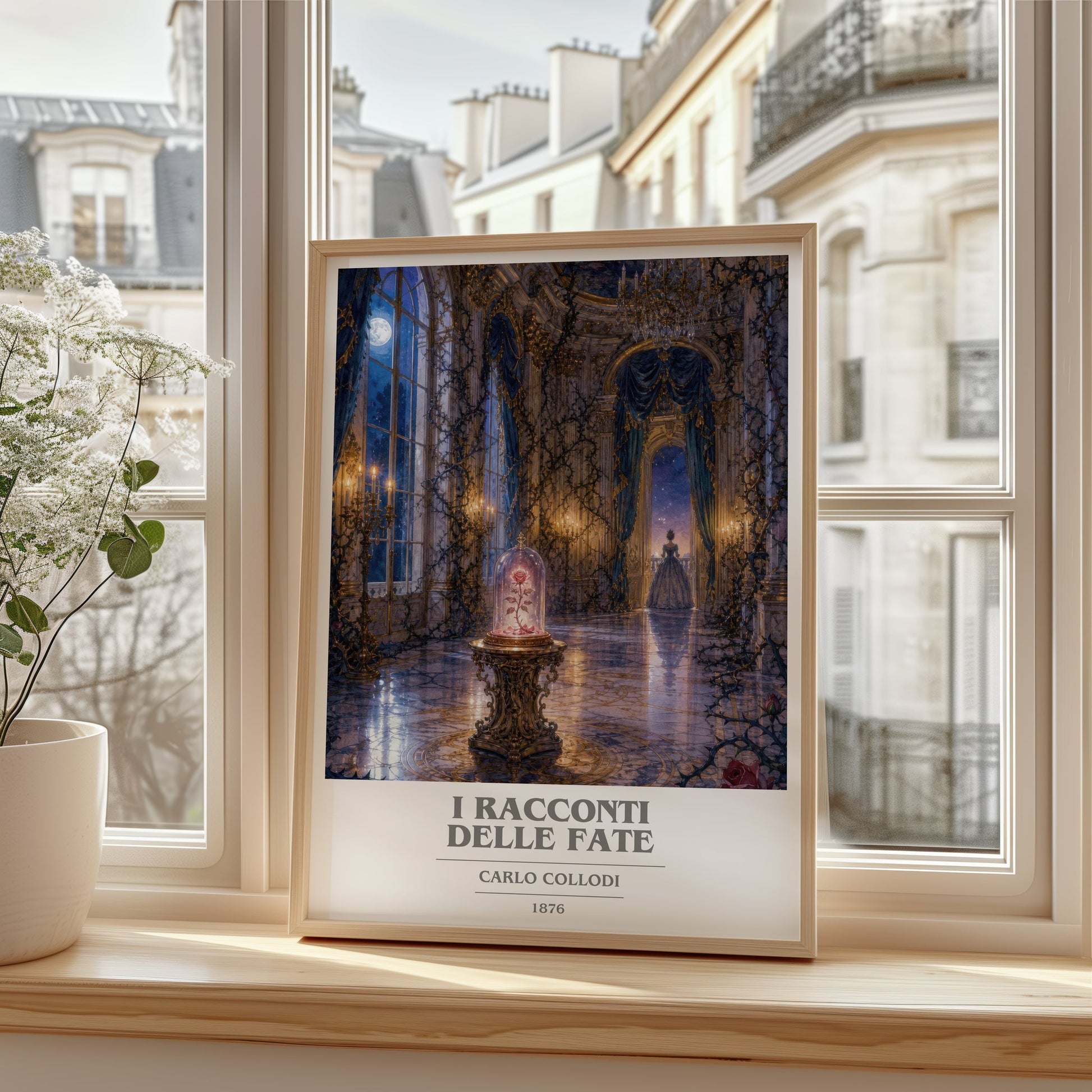I Racconti Delle Fate book cover poster colour and style options – Carlo Collodi book art