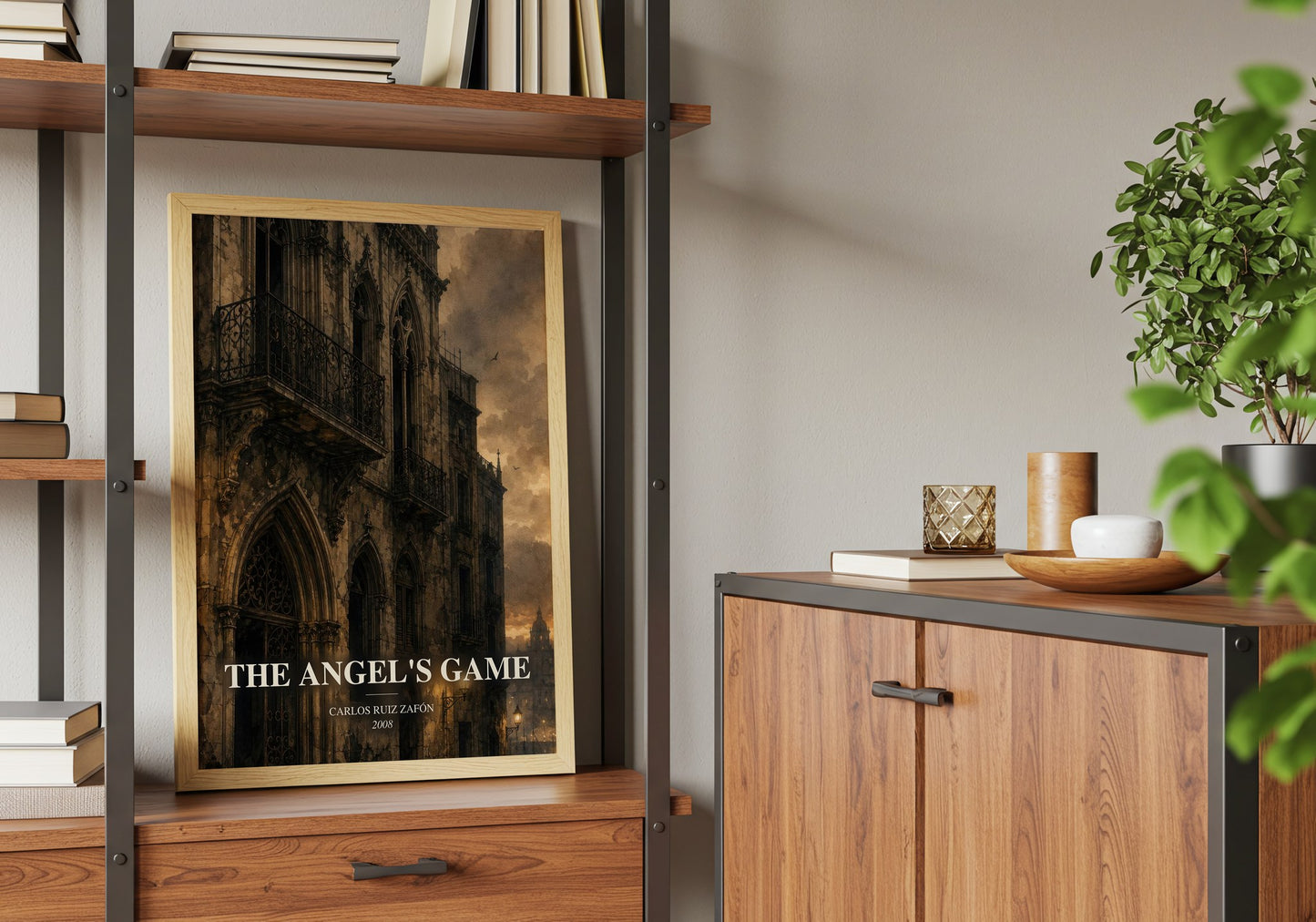 The Angel'S Game book watercolour illustration paper finish options – matte satin gloss