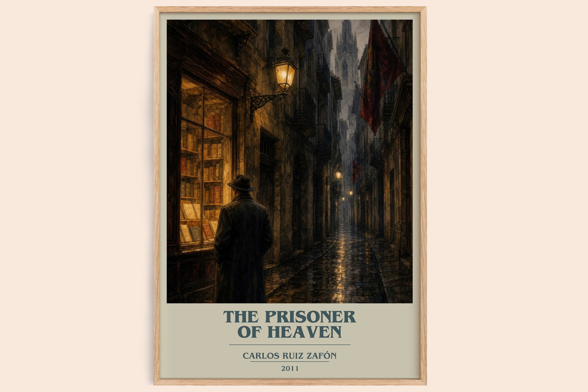 The Prisoner Of Heaven Book Cover Poster by Carlos Ruiz Zafón