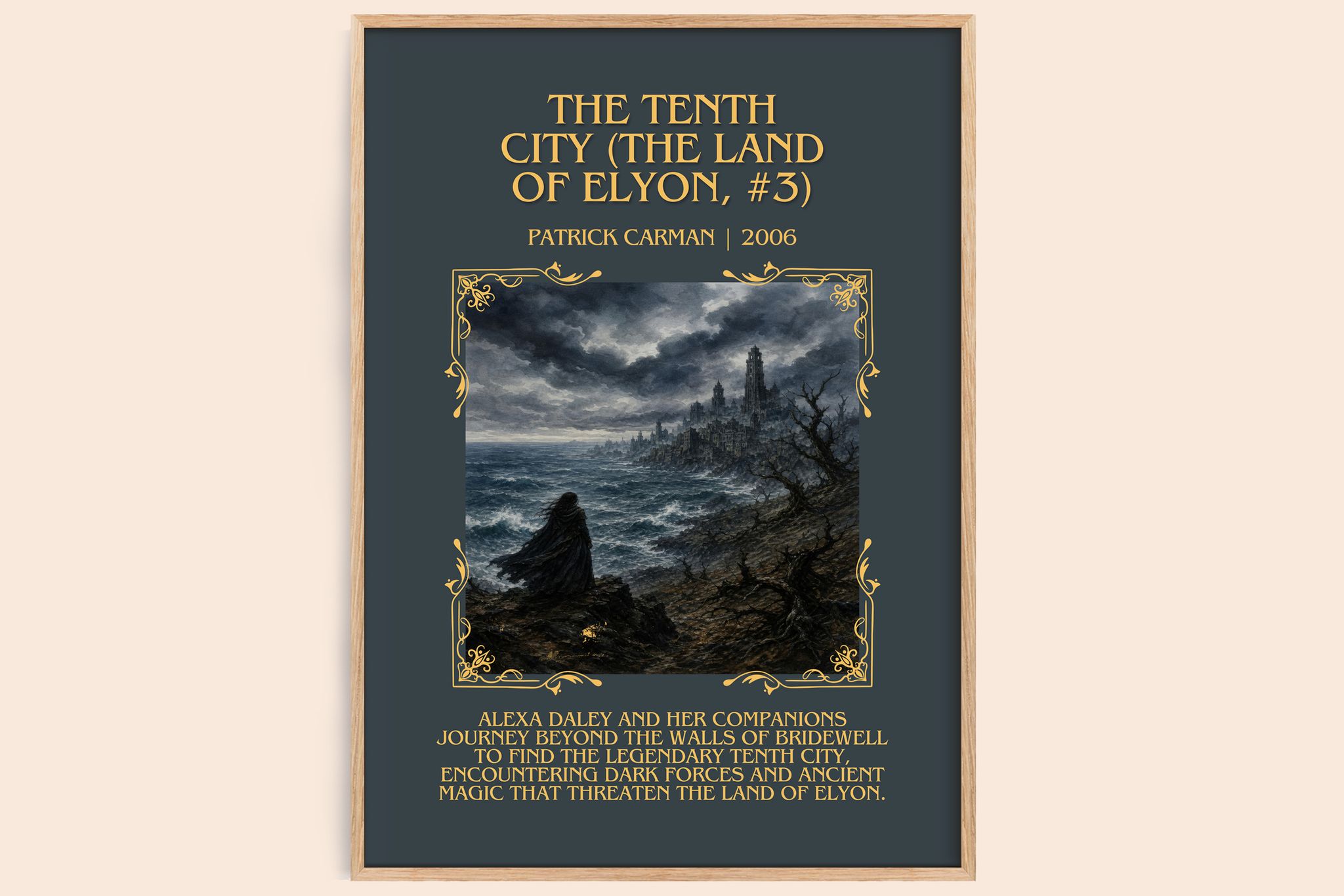 Tenth City (The Land of Elyon, #3) Minimalist Book Poster by P. Carman