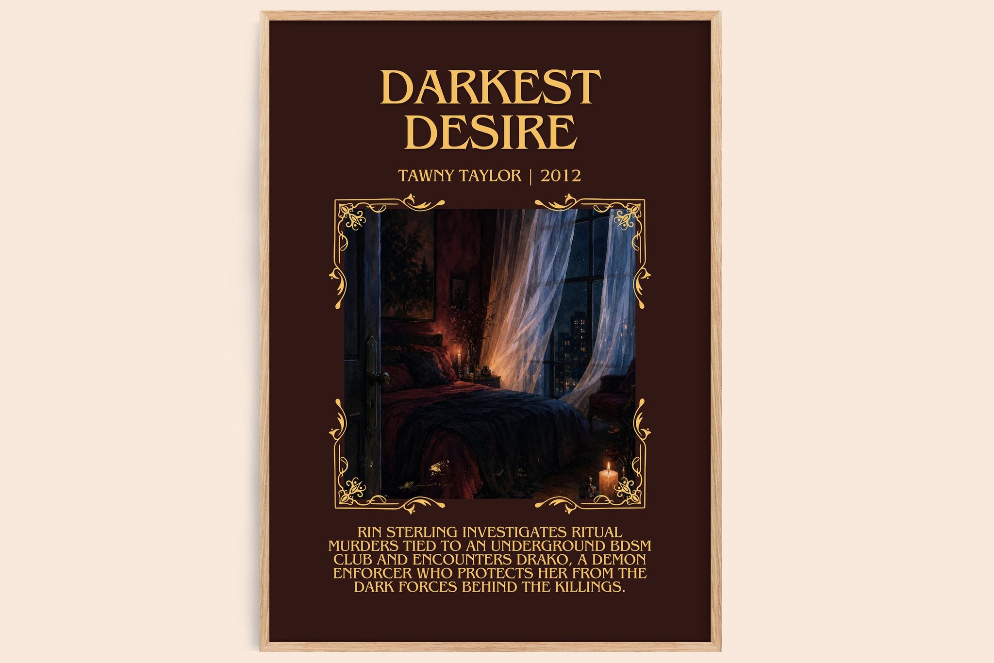 Darkest desire Minimalist Book Poster by Tawny Taylor