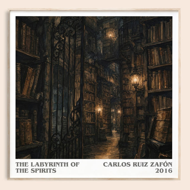 The Labyrinth Of The Spirits Literary Art Print by Carlos Ruiz Zafón