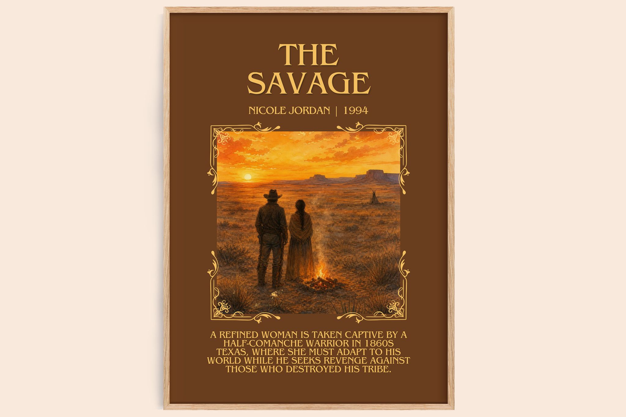 The Savage Minimalist Book Poster by Nicole Jordan