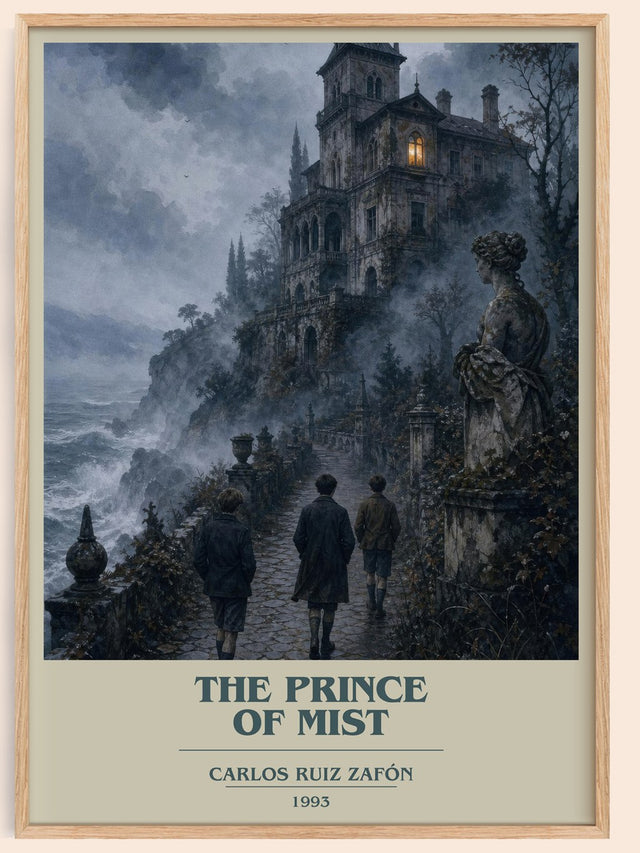 The Prince Of Mist Book Cover Poster by Carlos Ruiz Zafón