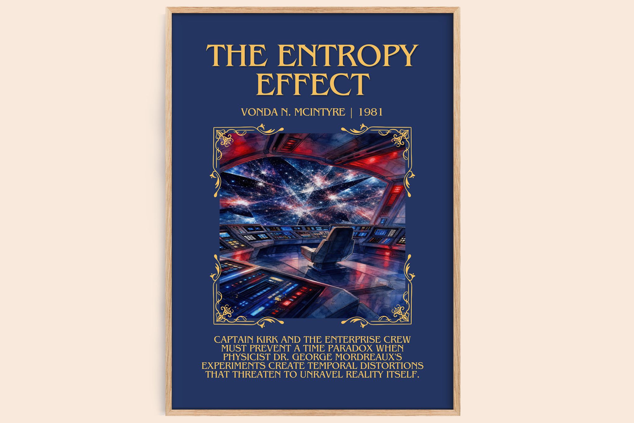 The Entropy Effect Minimalist Book Poster by Vonda N. McIntyre