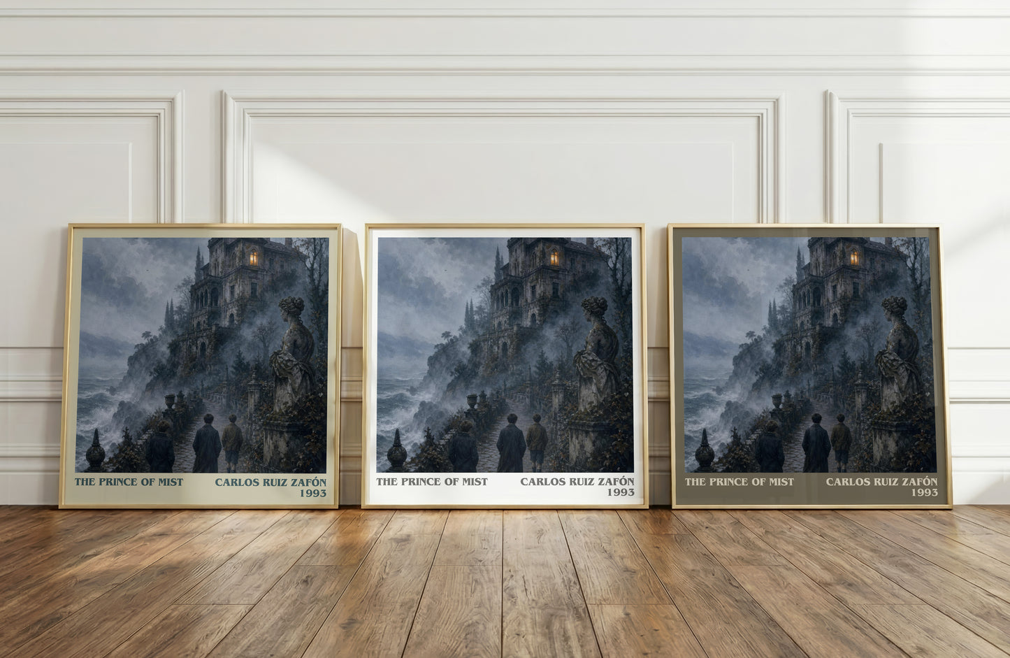 The Prince Of Mist literary art print colour and style options – Carlos Ruiz Zafón book art