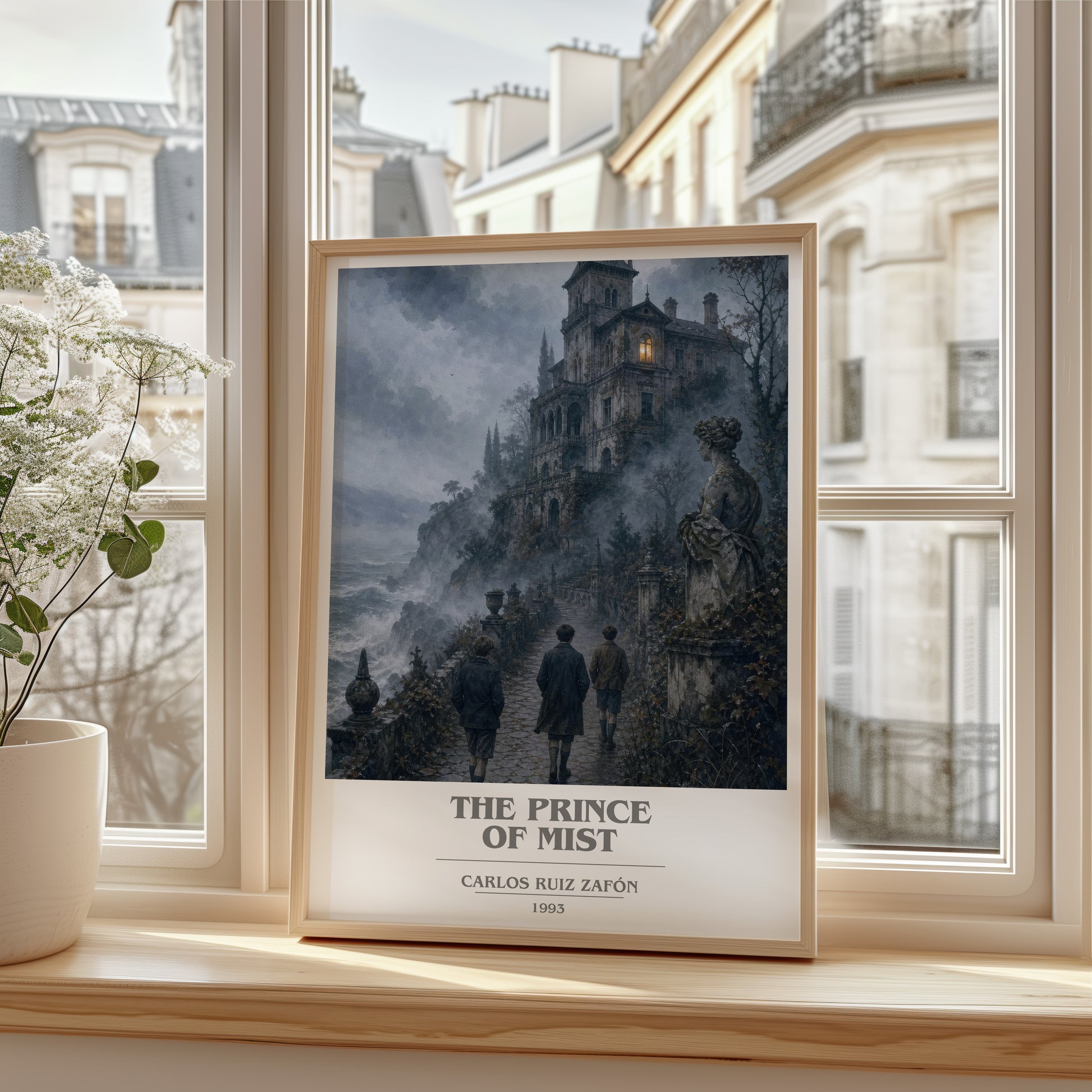 The Prince Of Mist book cover poster colour and style options – Carlos Ruiz Zafón book art