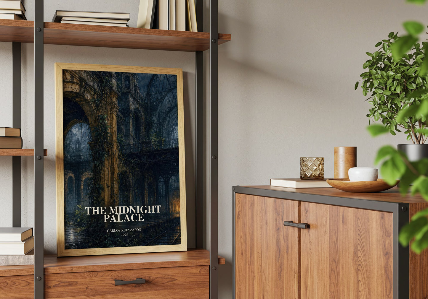 The Midnight Palace book watercolour illustration paper finish options – matte satin gloss