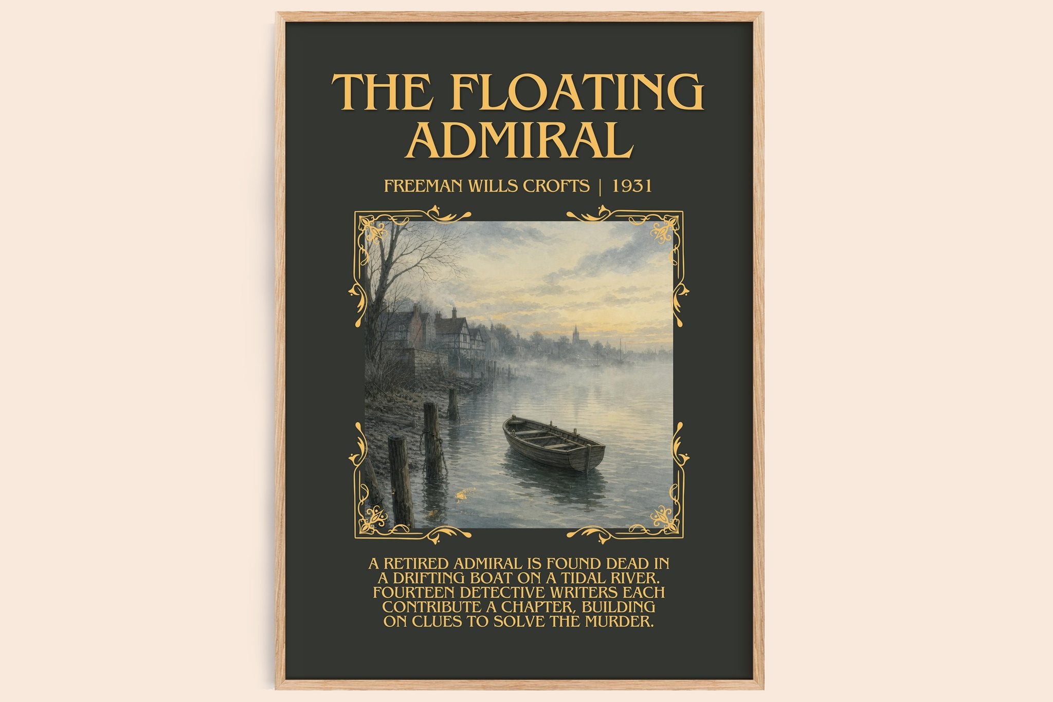 The Floating Admiral Minimalist Book Poster by Freeman Wills Crofts