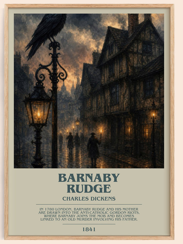 Barnaby Rudge Bookish Wall Art by Charles Dickens