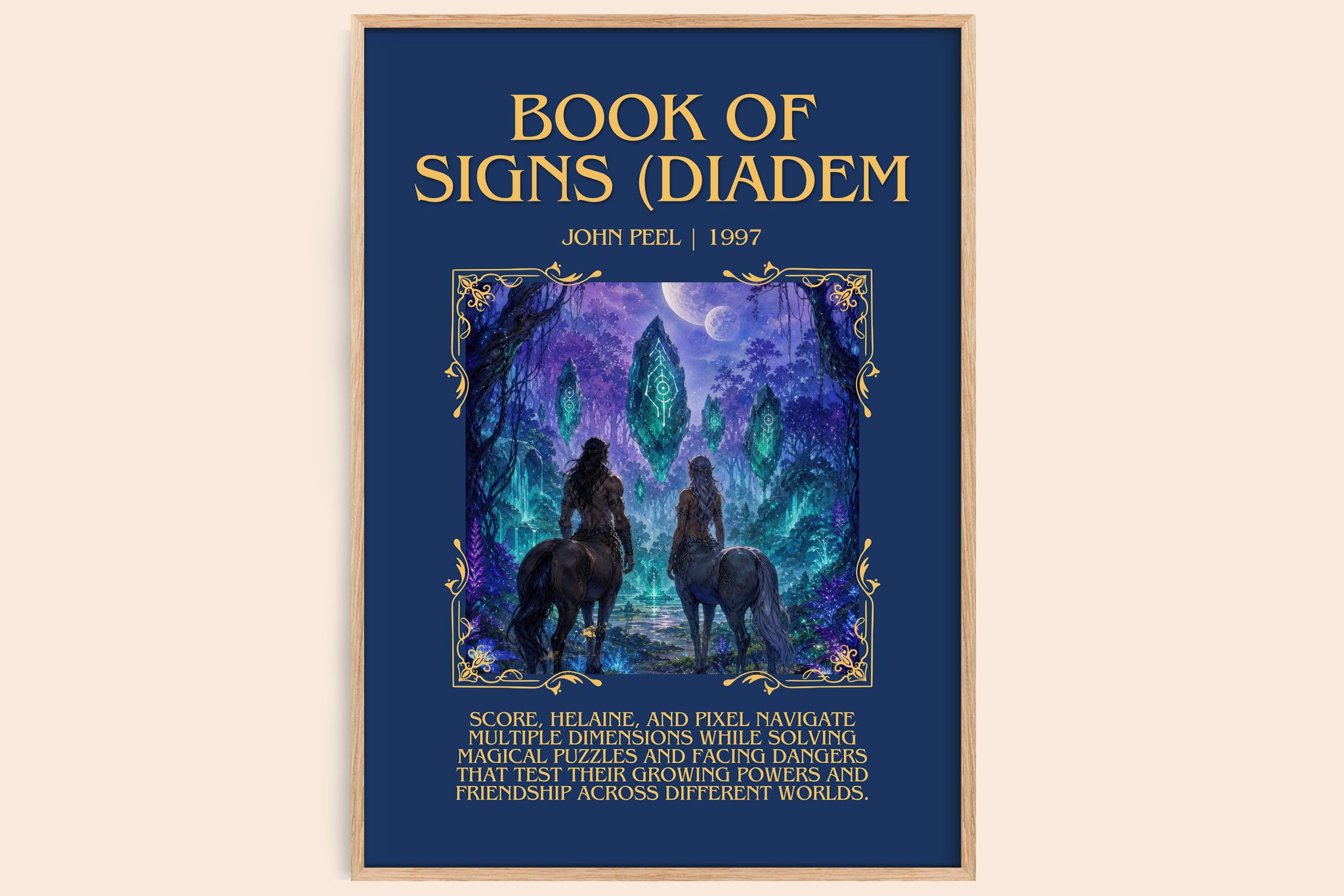 Book of Signs (Diadem Minimalist Book Poster by John Peel