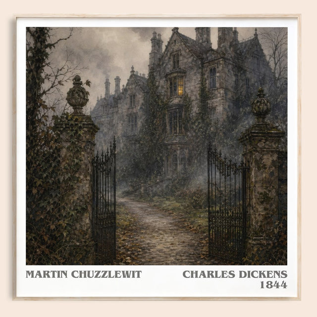 Martin Chuzzlewit Literary Art Print by Charles Dickens