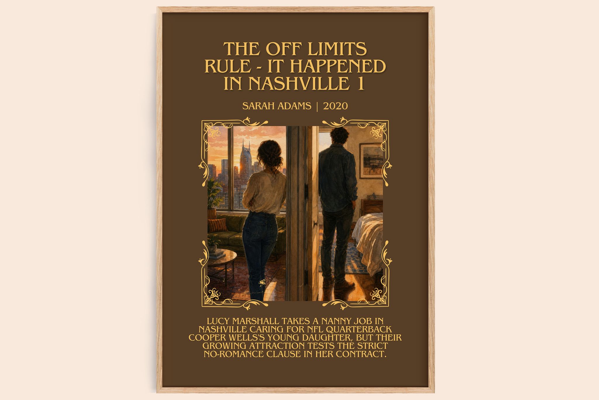 Off Limits Rule - It Happened in Nashville 1 Minimalist Book Poster by Sarah Adams