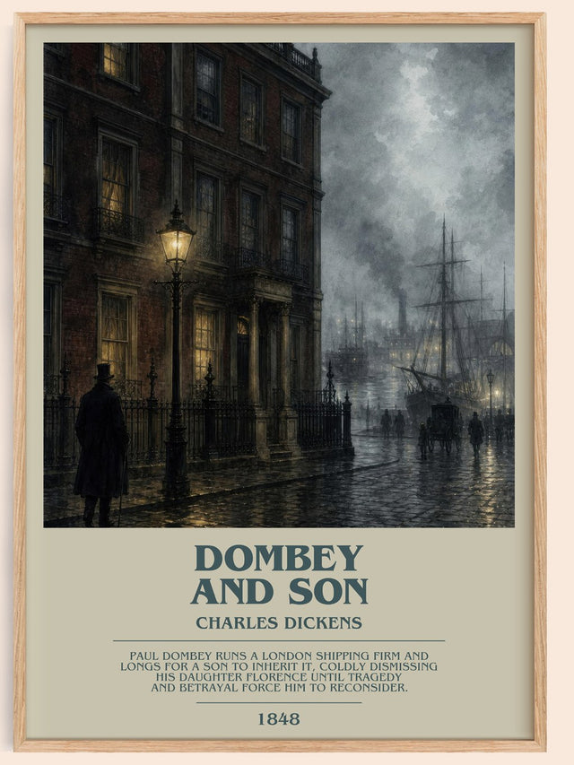 Dombey And Son Bookish Wall Art by Charles Dickens
